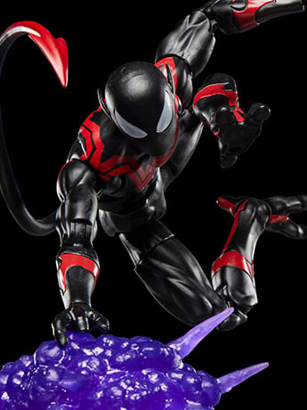 Spider-Man Marvel Legends Retro Collection Spider-Man (Nightcrawler) Action Figure Gallery Image 2