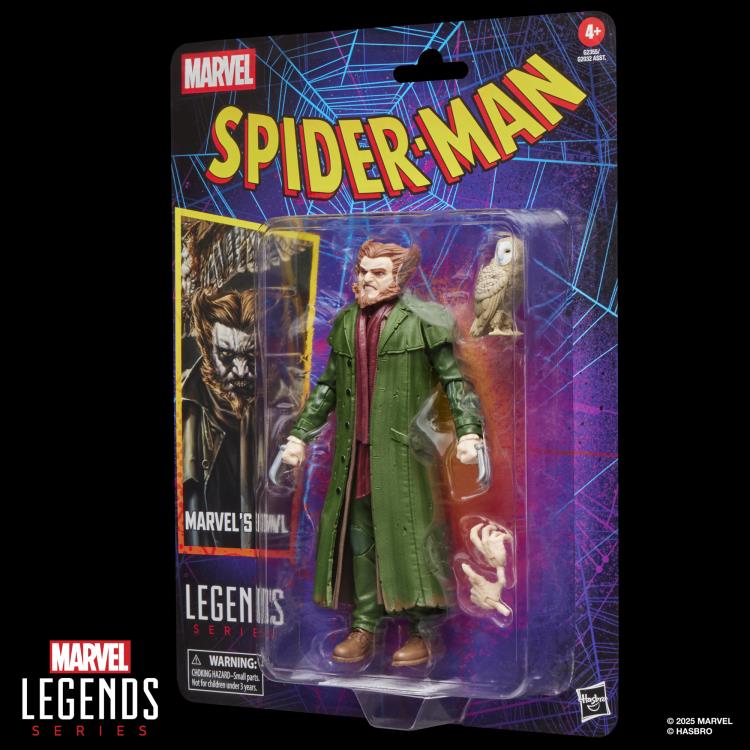 Spider-Man Marvel Legends Retro Collection Owl Action Figure Gallery Image 12