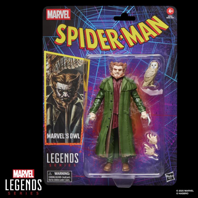 Spider-Man Marvel Legends Retro Collection Owl Action Figure Gallery Image 11