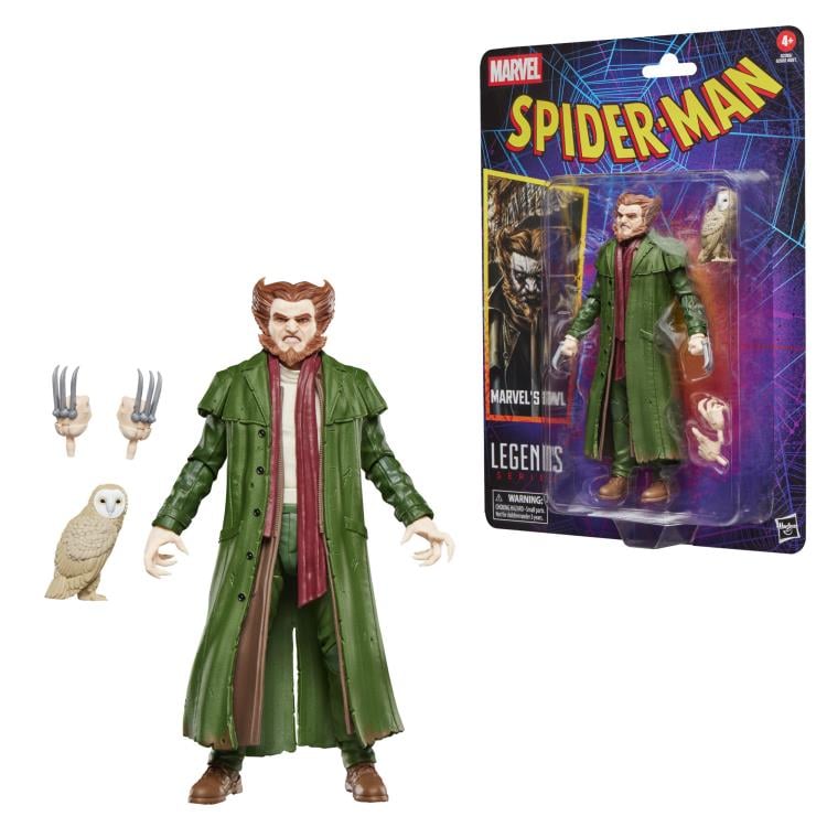 Spider-Man Marvel Legends Retro Collection Owl Action Figure Gallery Image 10