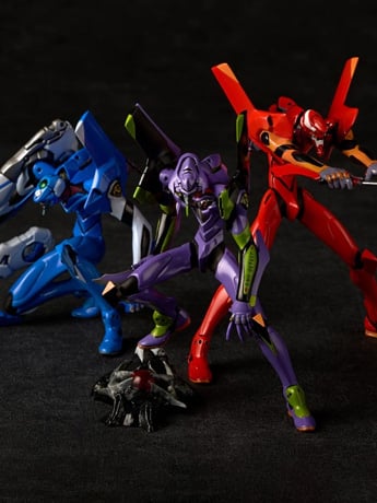 Image of Rebuild of Evangelion ARTPLA EVA Unit-01, EVA Unit-02 and EVA Proto Type-00 Set of 3 Model Kits