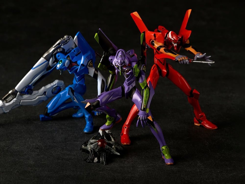 Rebuild of Evangelion ARTPLA EVA Unit-01, EVA Unit-02 and EVA Proto Type-00 Set of 3 Model Kits Gallery Image 1