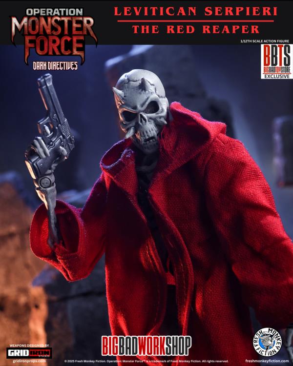 Operation: Monster Force Dark Directives The Red Reaper 1/12 Scale BBTS Exclusive Action Figure Gallery Image 6
