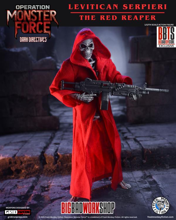 Operation: Monster Force Dark Directives The Red Reaper 1/12 Scale