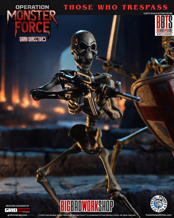 Operation: Monster Force Dark Directives Those Who Trespass 1/12 Scale BBTS Exclusive Action Figure Two-Pack Gallery Image 5