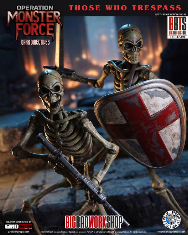 Operation: Monster Force Dark Directives Those Who Trespass 1/12 Scale BBTS Exclusive Action Figure Two-Pack Gallery Image 6