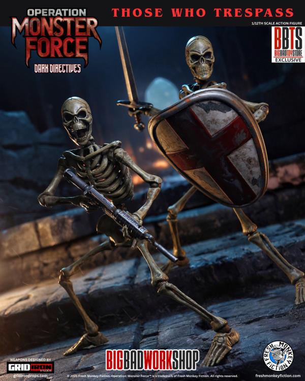Operation: Monster Force Dark Directives Those Who Trespass 1/12 Scale BBTS Exclusive Action Figure Two-Pack Gallery Image 3