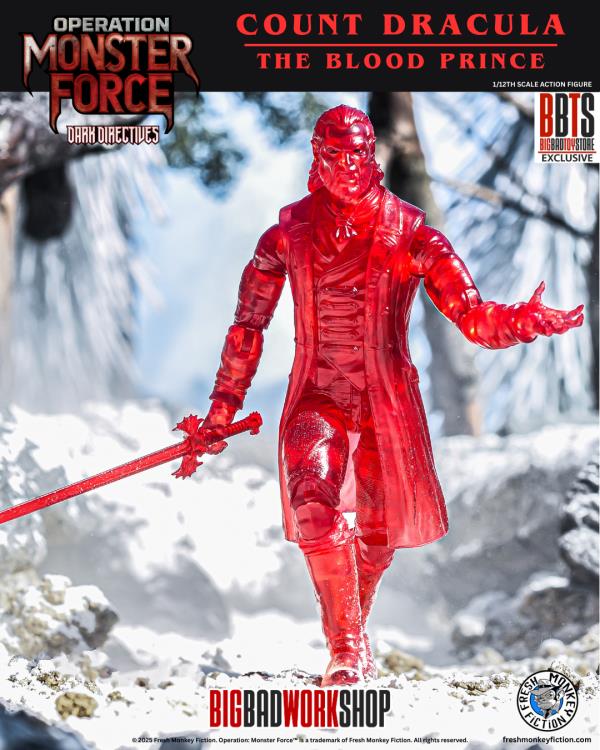 Operation: Monster Force Dark Directives Count Dracula (Blood Prince Ver.) 1/12 Scale BBTS Exclusive Action Figure Gallery Image 3