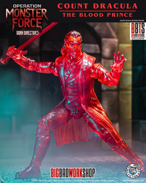Operation: Monster Force Dark Directives Count Dracula (Blood Prince Ver.) 1/12 Scale BBTS Exclusive Action Figure Gallery Image 6