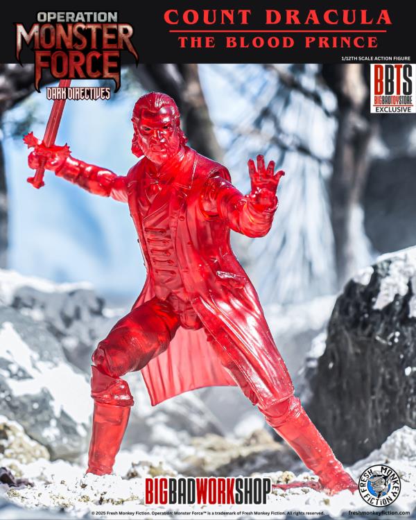 Operation: Monster Force Dark Directives Count Dracula (Blood Prince Ver.) 1/12 Scale BBTS Exclusive Action Figure Gallery Image 4