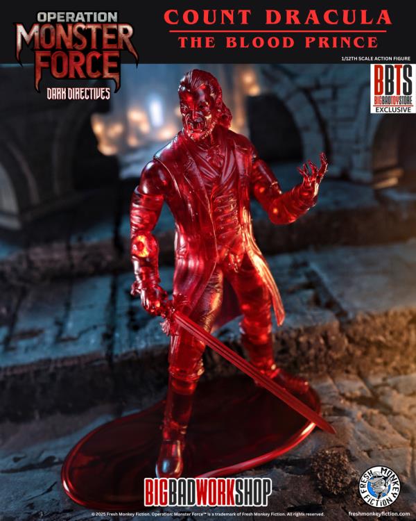 Operation: Monster Force Dark Directives Count Dracula (Blood Prince Ver.) 1/12 Scale BBTS Exclusive Action Figure Gallery Image 5