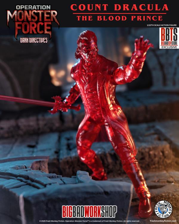 Operation: Monster Force Dark Directives Count Dracula (Blood Prince Ver.) 1/12 Scale BBTS Exclusive Action Figure Gallery Image 8