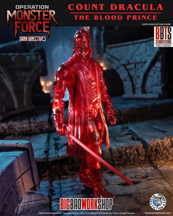 Operation: Monster Force Dark Directives Count Dracula (Blood Prince Ver.) 1/12 Scale BBTS Exclusive Action Figure Gallery Image 7