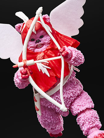 Star Wars: The Black Series Ewok (Valentine's Day Edition) Action Figure Gallery Image 2