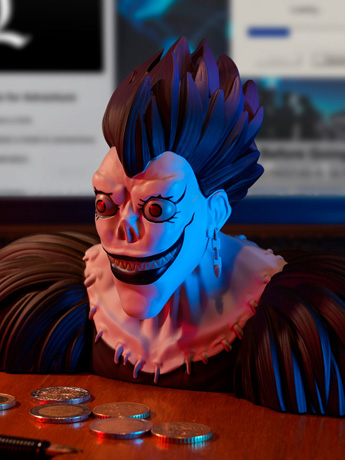 Death Note Ryuk (Sly Smile) Money Bank Gallery Image 2