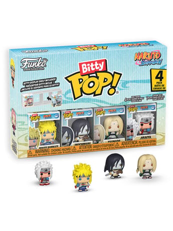 Naruto: Shippuden Bitty Pop! Series 2 Four-Pack Gallery Image 2