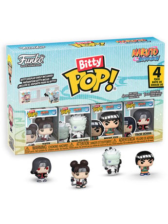Naruto: Shippuden Bitty Pop! Series 3 Four-Pack Gallery Image 2