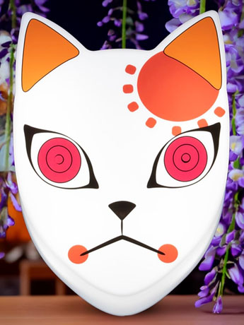 Demon Slayer: Kimetsu no Yaiba Fox Mask LED Lamp Gallery Image 2