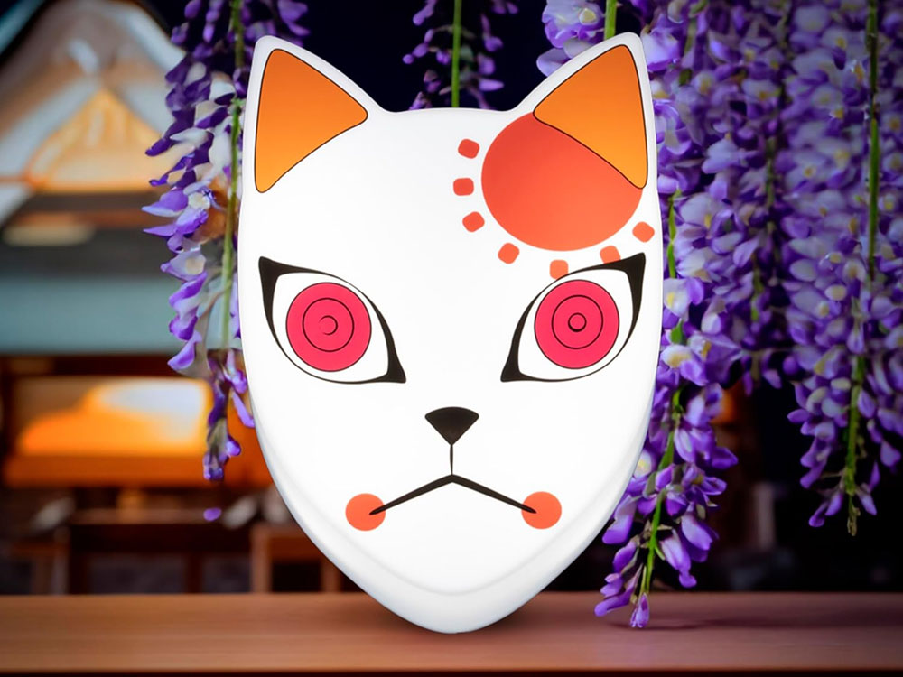Demon Slayer: Kimetsu no Yaiba Fox Mask LED Lamp Gallery Image 1