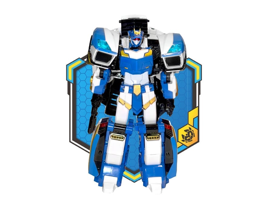 Metal Cardbot Stealth Class Blue Star Action Figure