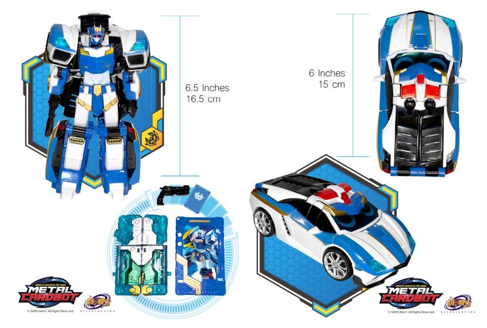 STAR ROBOT 青色 限定版 約30cm Metal Cardbot Stealth Class Blue Star Action Figure