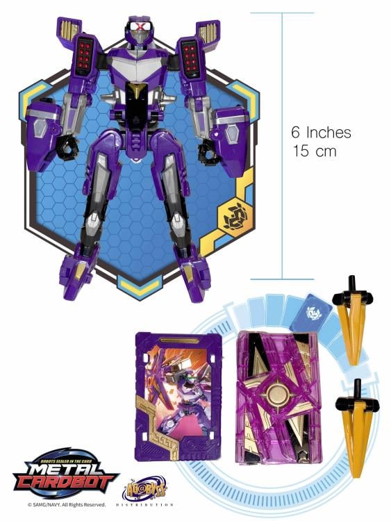 Metal Cardbot Stealth Class Shadow X Action Figure Gallery Image 7