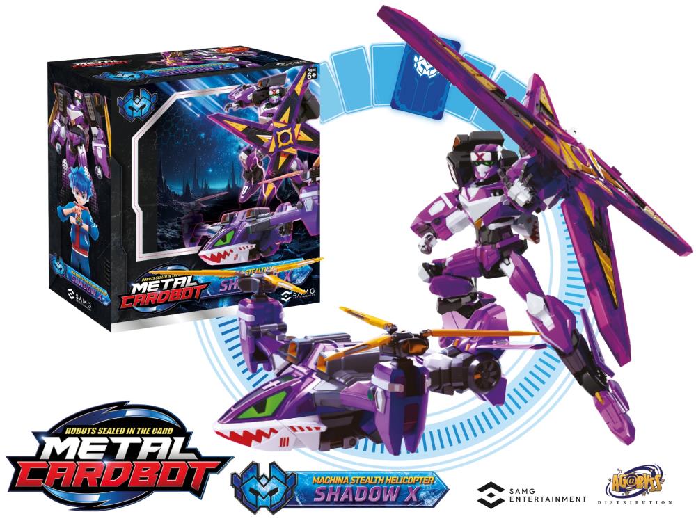 Metal Cardbot Stealth Class Shadow X Action Figure Gallery Image 8