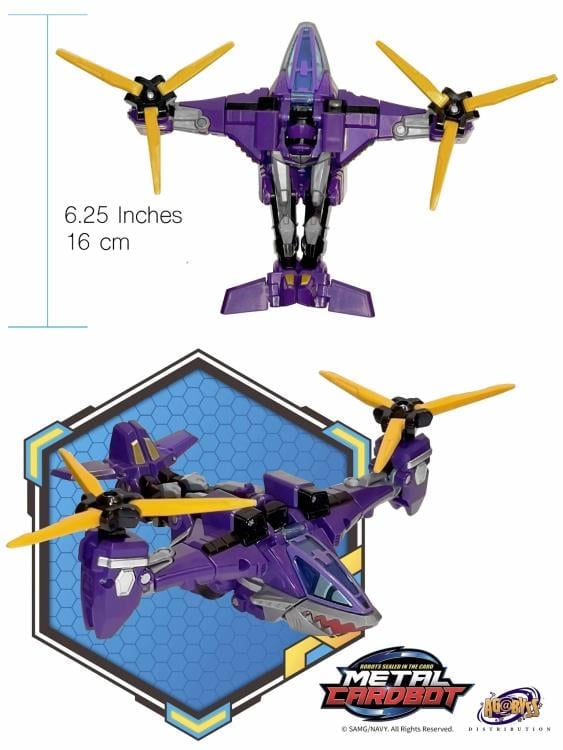 Metal Cardbot Stealth Class Shadow X Action Figure Gallery Image 6