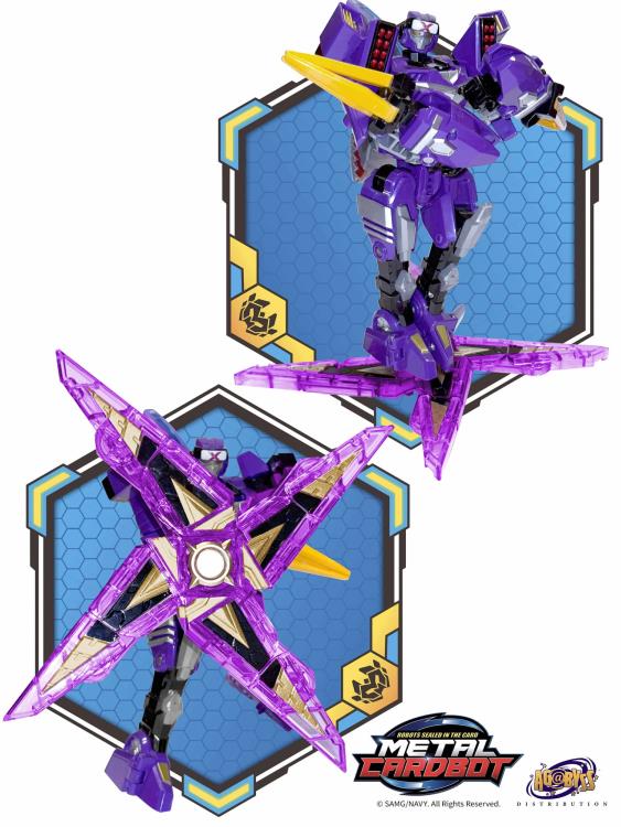 Metal Cardbot Stealth Class Shadow X Action Figure Gallery Image 4