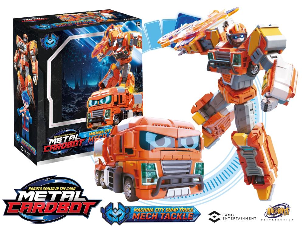 Metal Cardbot Power Class Mech Tackle Action Figure Gallery Image 3