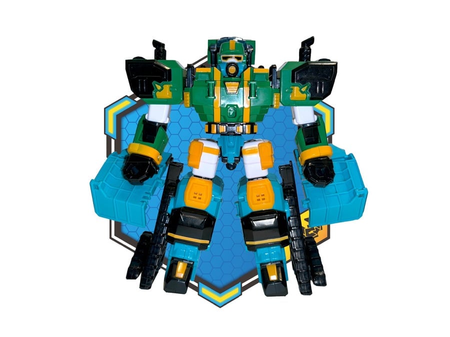Metal Cardbot Mega Class Bluster Gale Action Figure Gallery Image 1