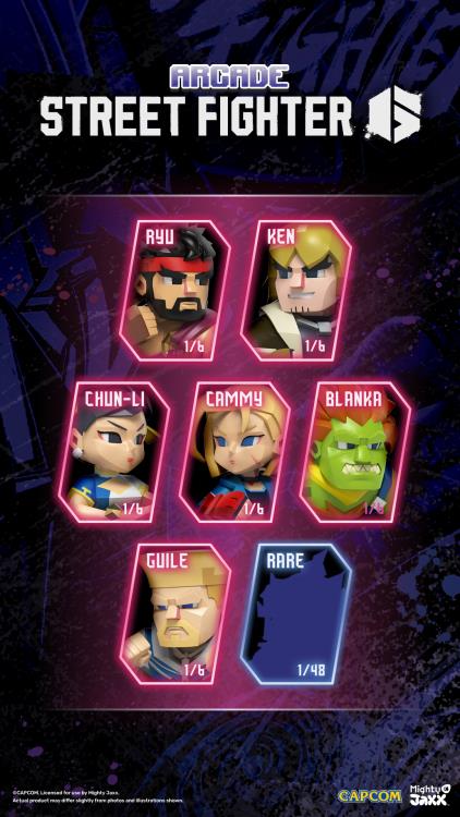 Street Fighter 6 Arcade Box of 6 Figures