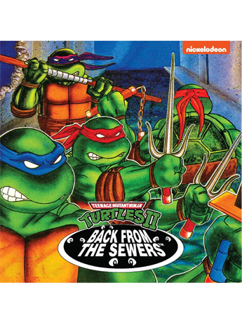 Teenage Mutant Ninja Turtles II: Back from the Sewers Original Soundtrack Vinyl LP (Pizza Pie Exclusive Variant) Gallery Image 2