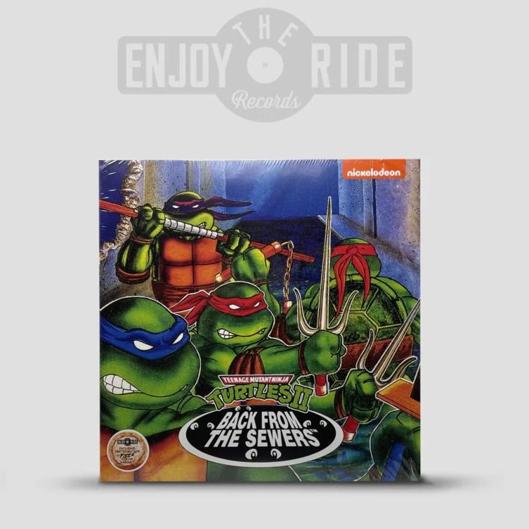 Teenage Mutant Ninja Turtles II: Back from the Sewers Original Soundtrack Vinyl LP (Pizza Pie Exclusive Variant) Gallery Image 4