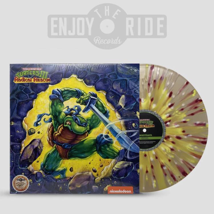Teenage Mutant Ninja Turtles III: Radical Rescue Original Soundtrack Vinyl LP (Pizza Pie Exclusive Variant) Gallery Image 6