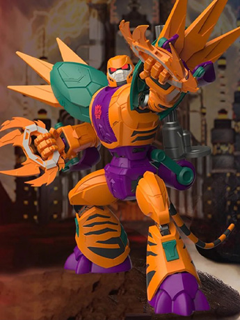 Robo Warriors: Adventures of Lolo Tiger King Action Figure (With Bonus) Gallery Image 2