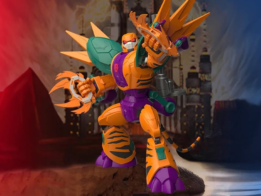 Robo Warriors: Adventures of Lolo Tiger King Action Figure (With Bonus) Gallery Image 1