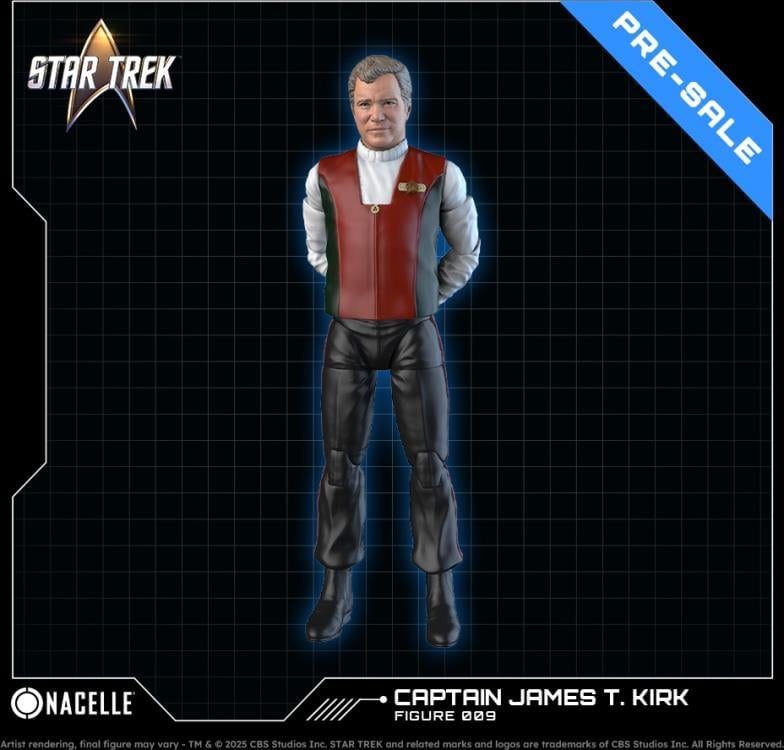 Star Trek: Generations Captain James T. Kirk 1/10 Scale Action Figure