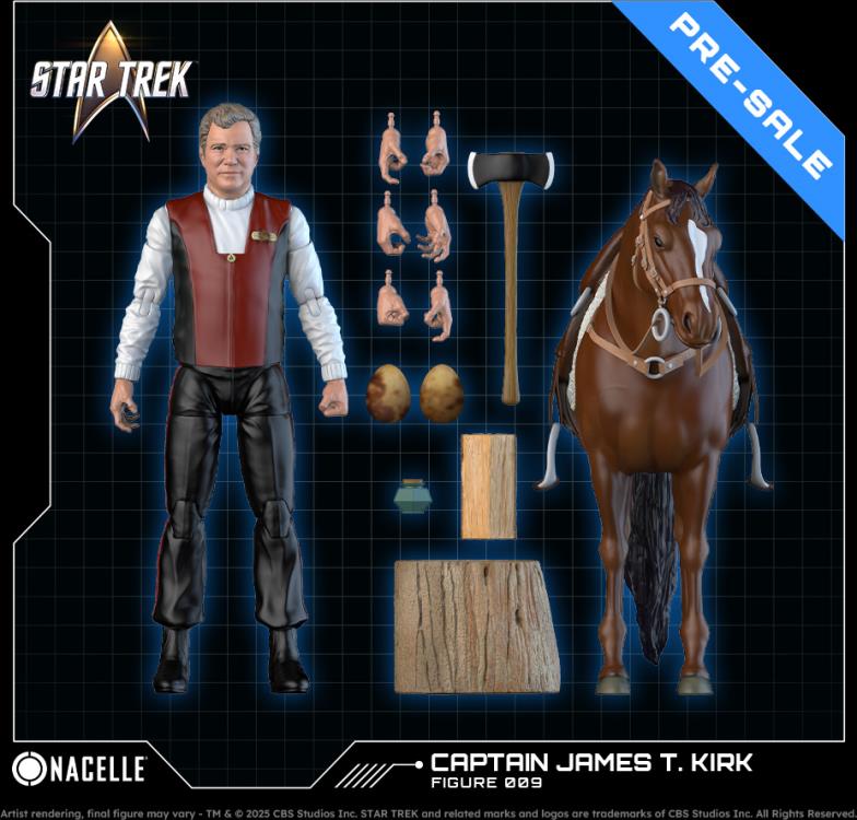 Star Trek: Generations Captain James T. Kirk 1/10 Scale Action Figure