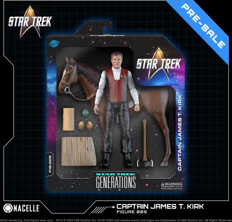 Star Trek: Generations Captain James T. Kirk 1/10 Scale Action Figure