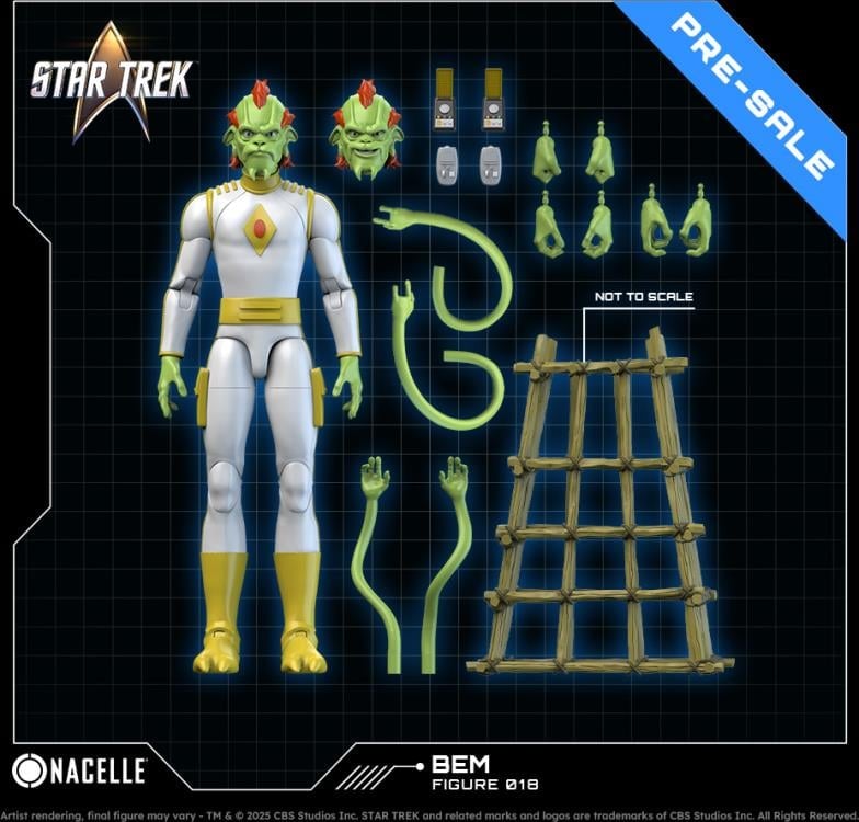 Star Trek: The Animated Series Commander Bem 1/10 Scale Action Figure Gallery Image 4