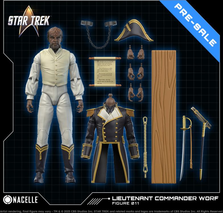 Star Trek: Generations Worf (Sailor Uniform Ver.) 1/10 Scale Action Figure Gallery Image 4