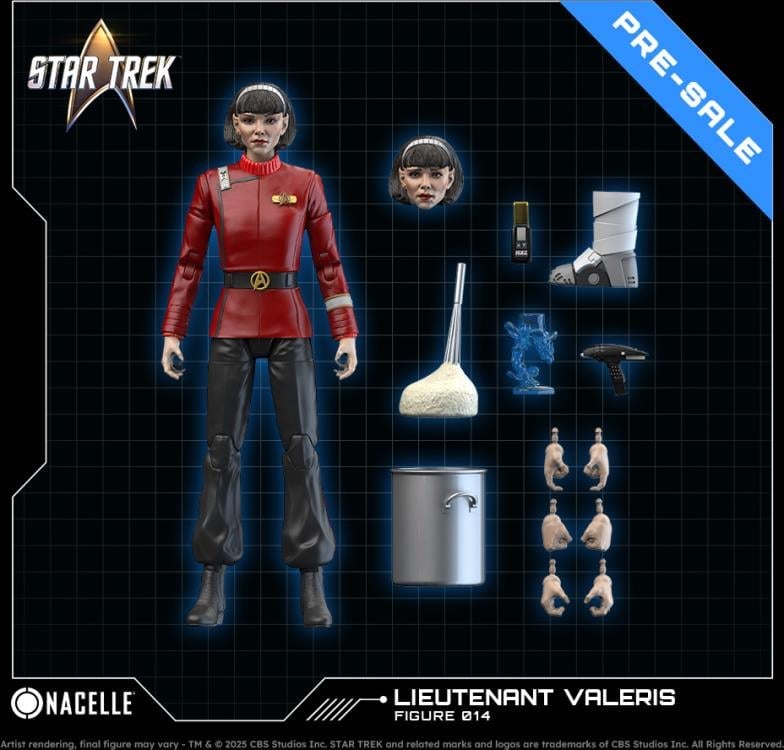 Star Trek VI: The Undiscovered Country Lieutenant Valeris 1/10 Scale Action Figure Gallery Image 4