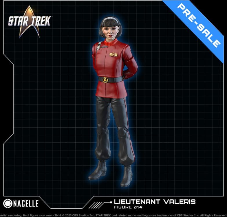 Star Trek VI: The Undiscovered Country Lieutenant Valeris 1/10 Scale Action Figure Gallery Image 3