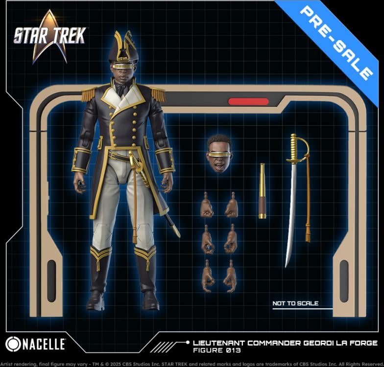 Star Trek: Generations Geordi La Forge (Sailor Uniform Ver.) 1/10 Scale Action Figure Gallery Image 4