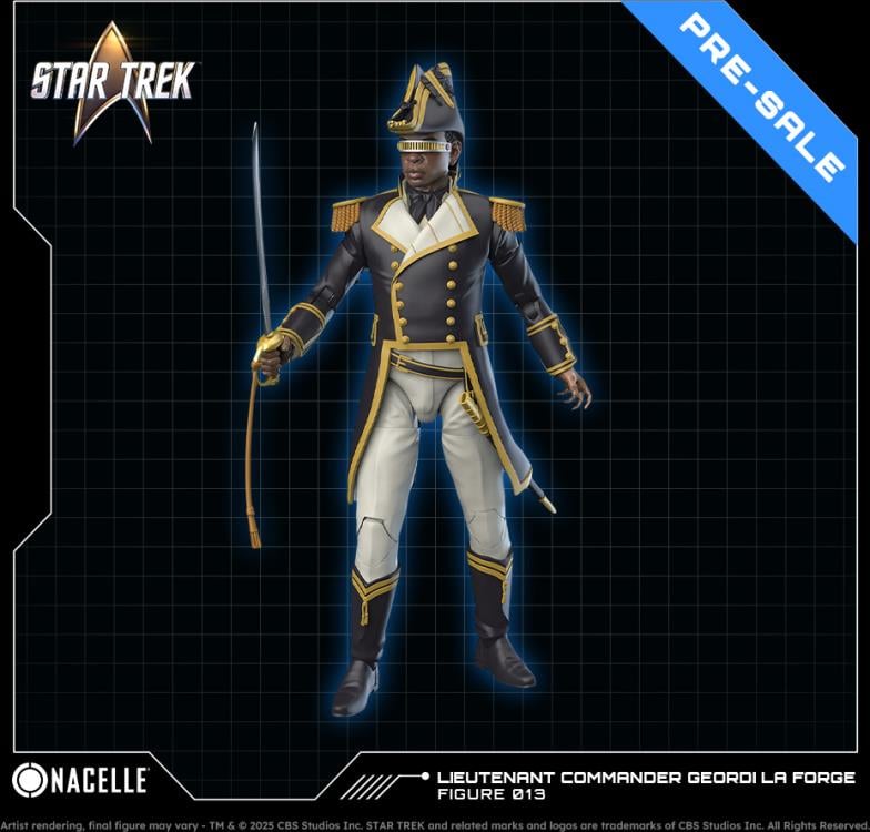 Star Trek: Generations Geordi La Forge (Sailor Uniform Ver.) 1/10 Scale Action Figure Gallery Image 3