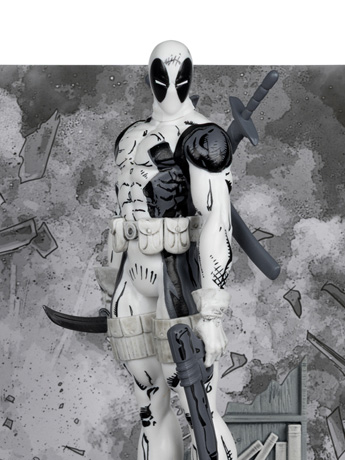 Marvel Comics Gold Label Deadpool (Line Art Ver.) (The New Mutants #98) 1/10 Scale Figure Gallery Image 2