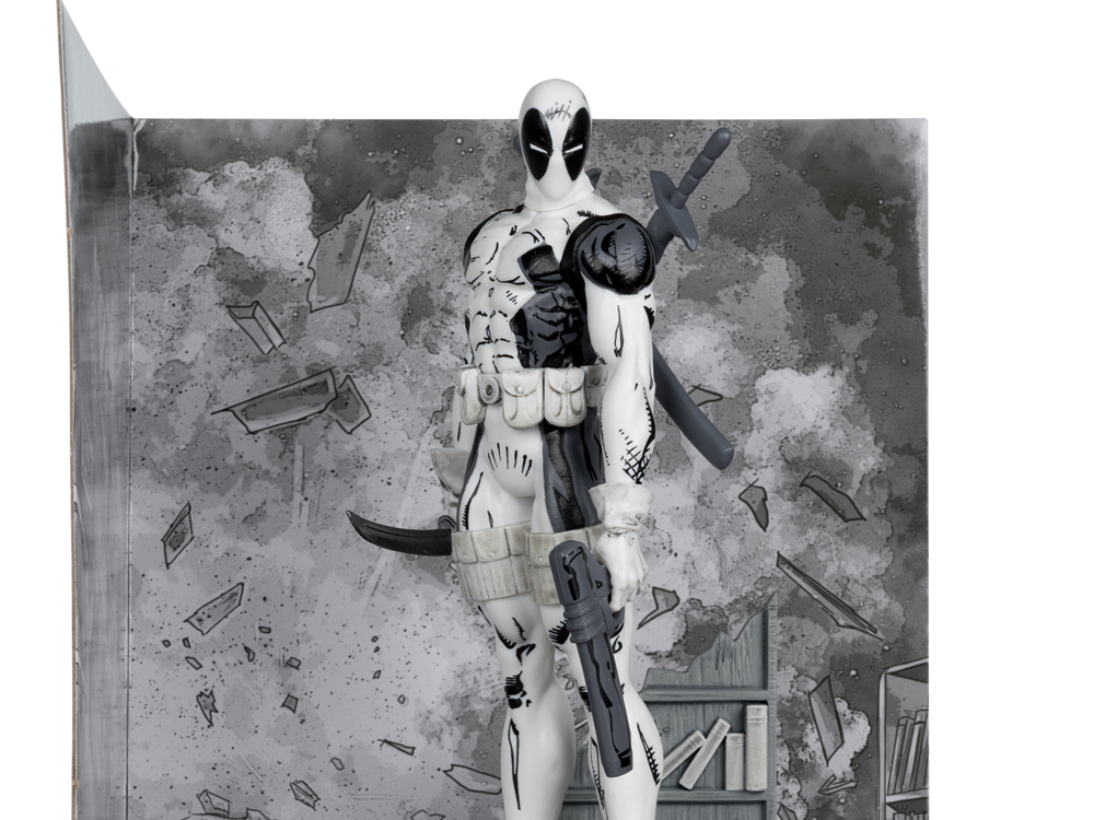 Marvel Comics Gold Label Deadpool (Line Art Ver.) (The New Mutants #98) 1/10 Scale Figure Gallery Image 1