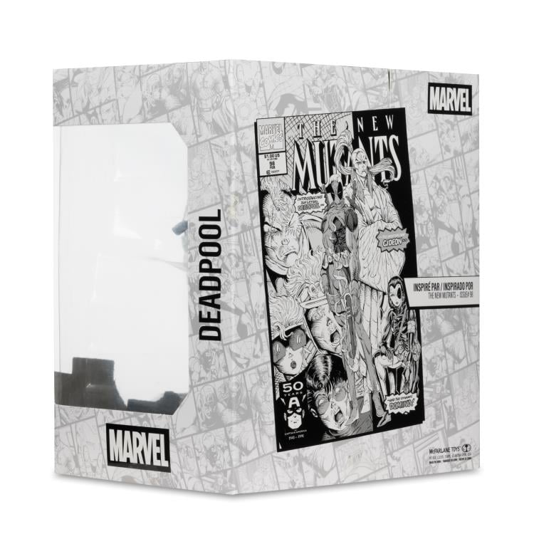 Marvel Comics Gold Label Deadpool (Line Art Ver.) (The New Mutants #98) 1/10 Scale Figure Gallery Image 12