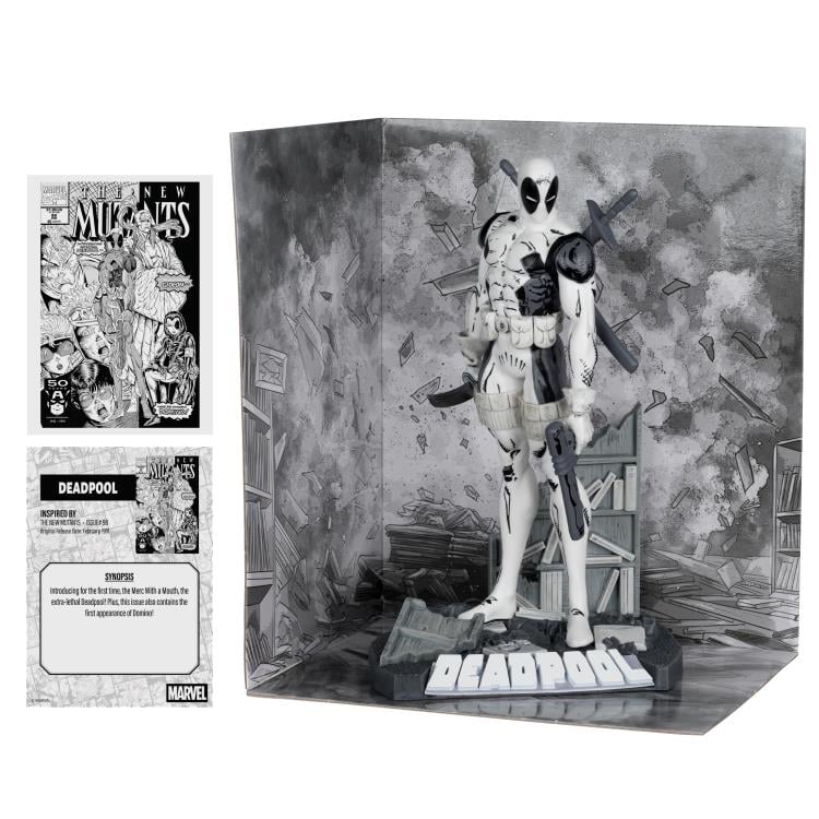 Marvel Comics Gold Label Deadpool (Line Art Ver.) (The New Mutants #98) 1/10 Scale Figure Gallery Image 4